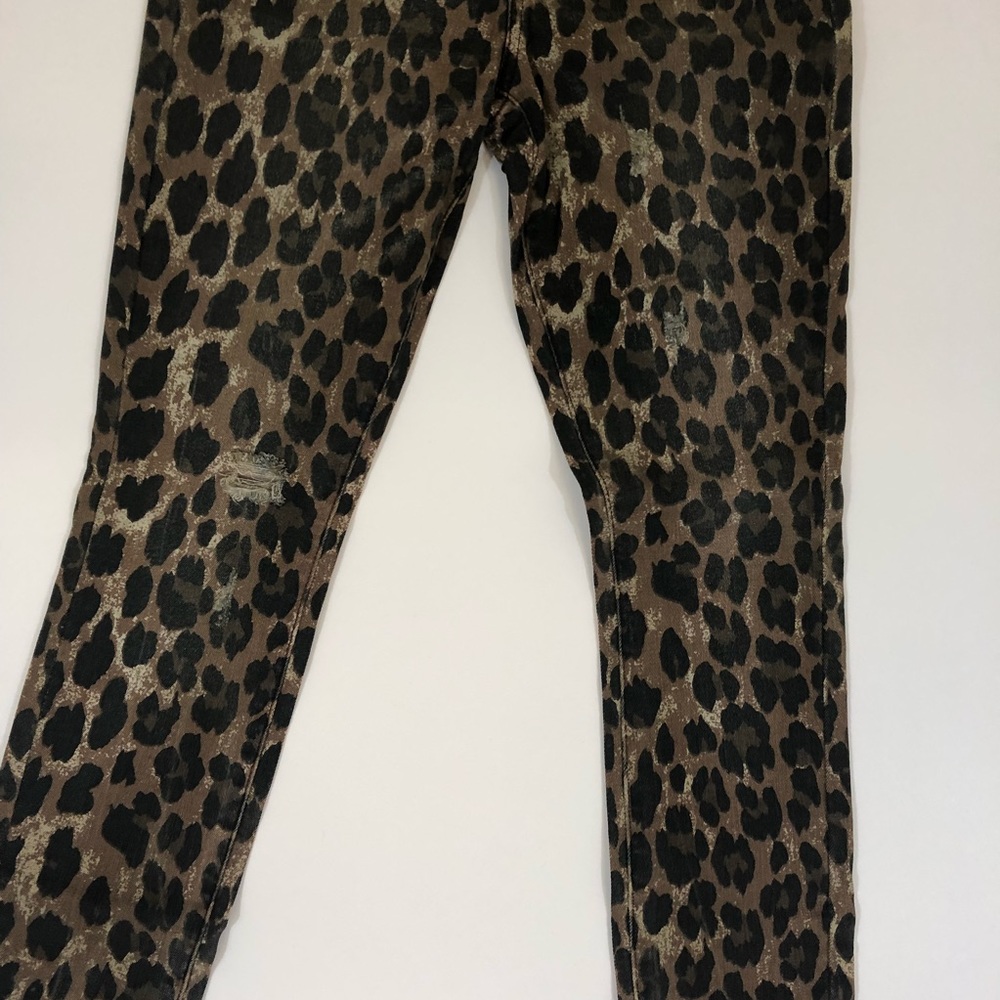 Pacsun mid rise skinniest leopard - Picture 6 of 8